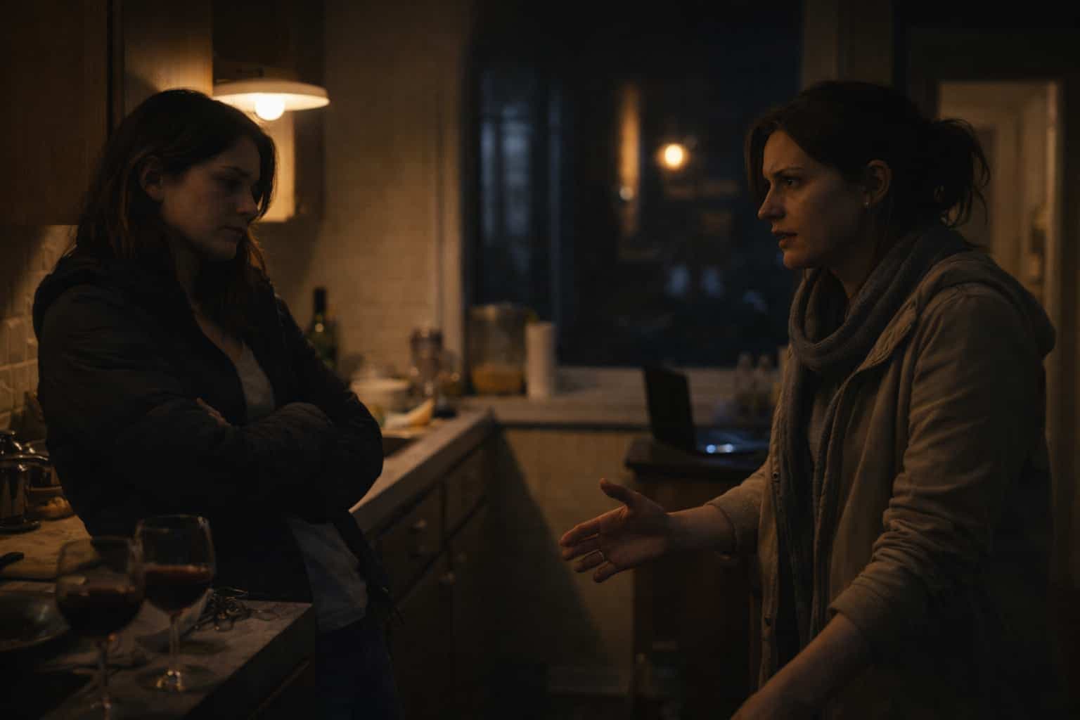 The weight of knowing your friend is lying when she says she's done with him, but not knowing whether to call it out or let her go