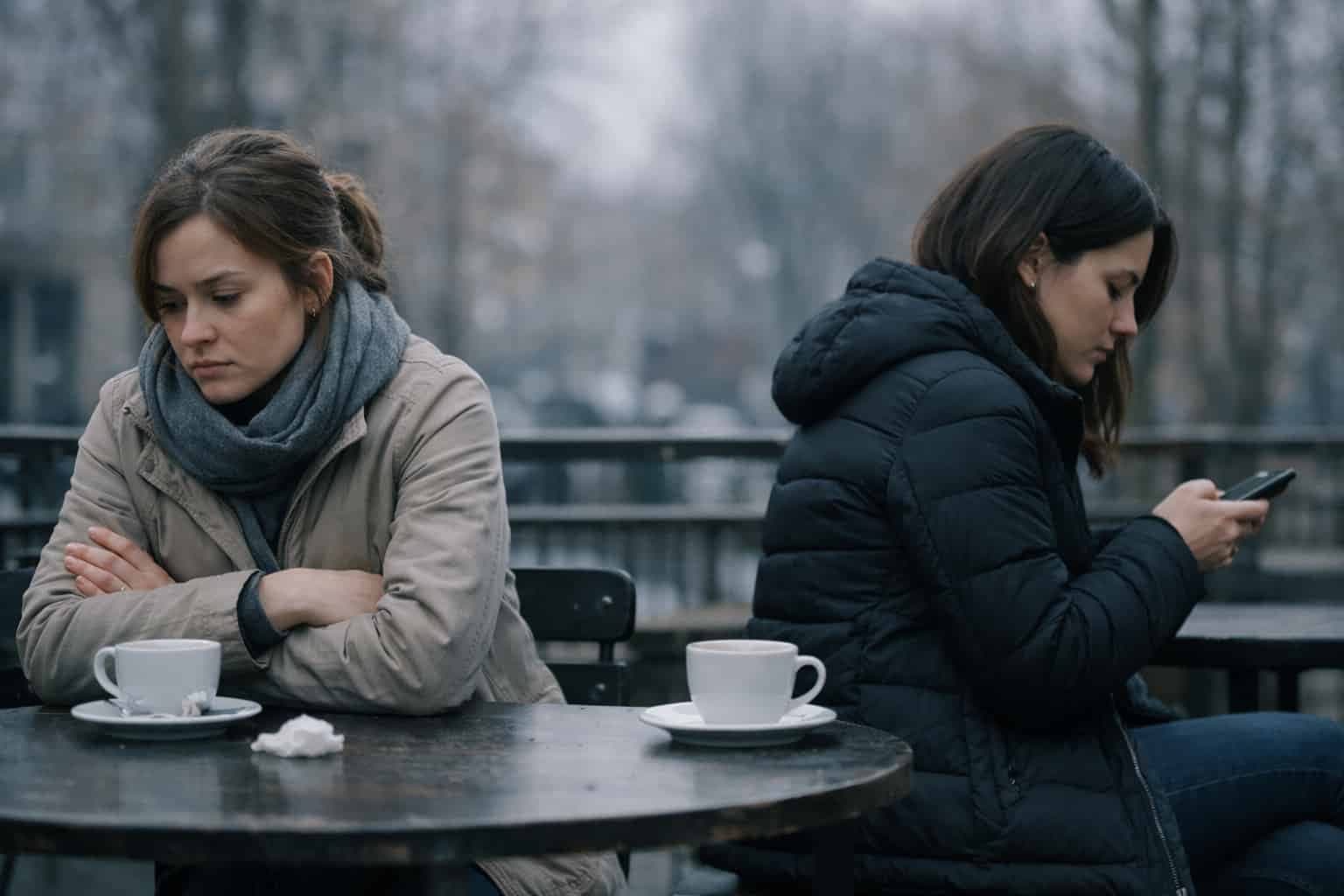 The weight of loving your friend but not being able to watch her make choices that are going to hurt her.